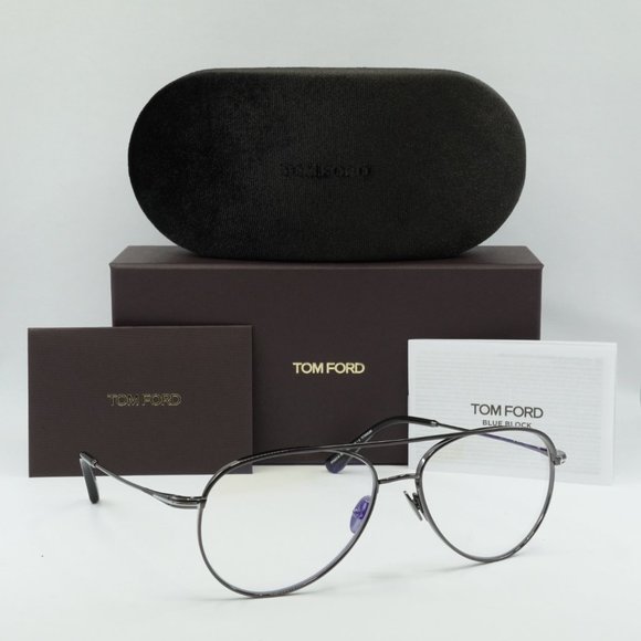 NEW TOM FORD FT5693-B 008 EYEGLASSES - Picture 9 of 9